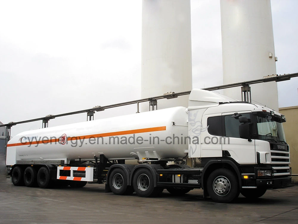 China 2015 Tanker LNG Lox Lin Lar Semi Trailer with ASME GB Standards