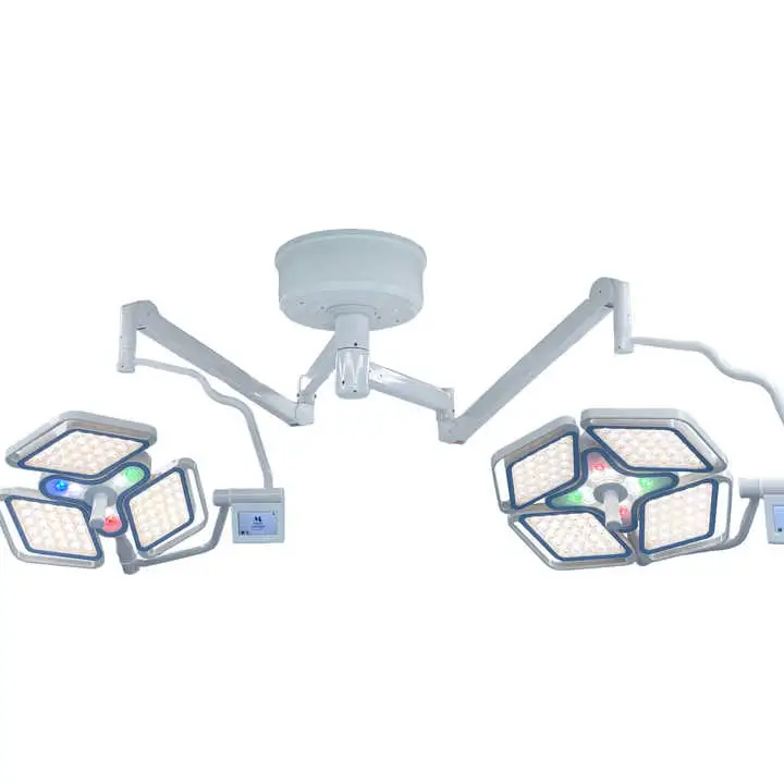 Surgery Shadowless Operation Theatre Lights LED Operating Double Head Surgical Lamp