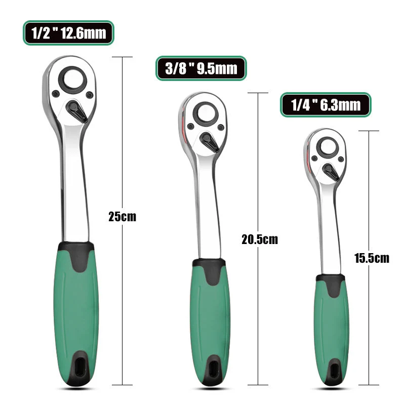 Ferramenta de 1/2 72 dentes para chave de caixa de chave de caixa de encaixe Conjunto de bits