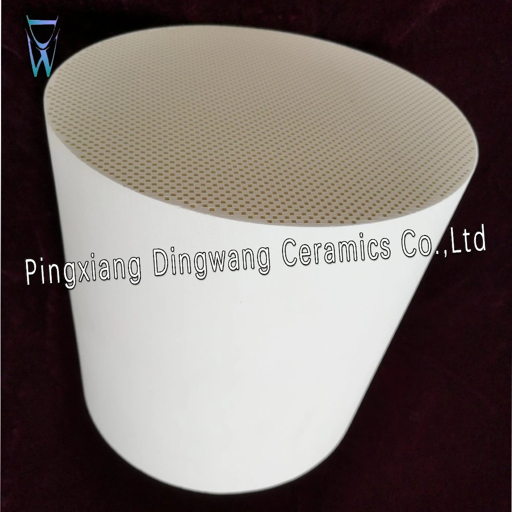 100/200cpsi Round Cordierite Honeycomb Ceramic Diesel Particulate Filter