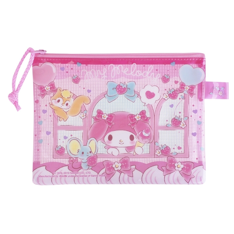 Hello Kitty File Bag Novelty Stationery Organiser Student File Test Papers Zipper Storage Bag