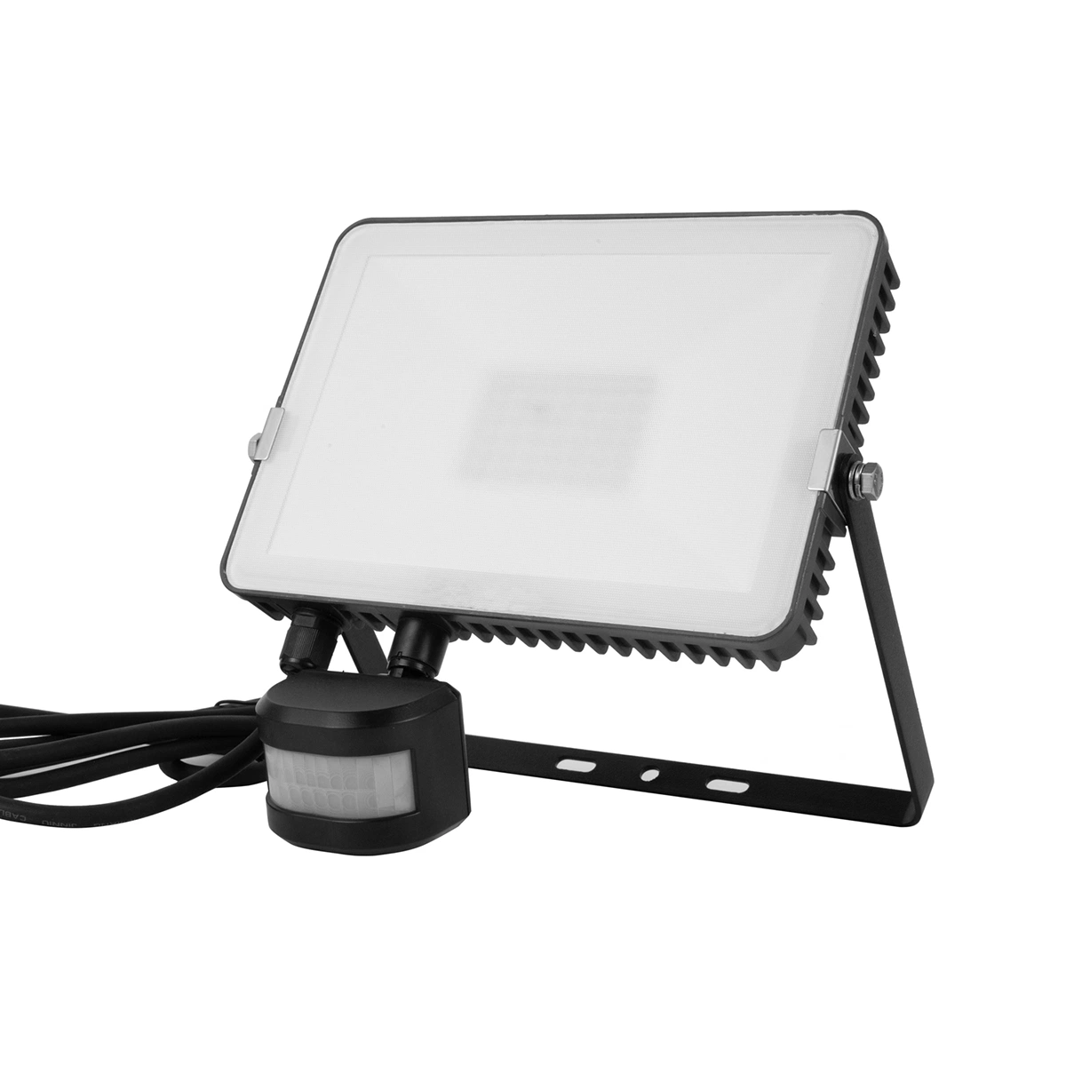 IP65 Wasserdichtes LED-Flutlicht mit PIR-Bewegungssensor 50W 70W 100W LED-Außenbeleuchtung