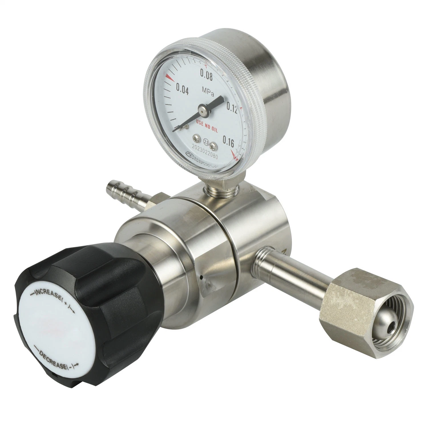 Stainless Steel High Pressure Oxygen and Nitrogen Pressure Regulators