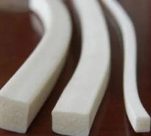 High Temperature Resistance Silicone Rectangle Rubber Strip for Sealing