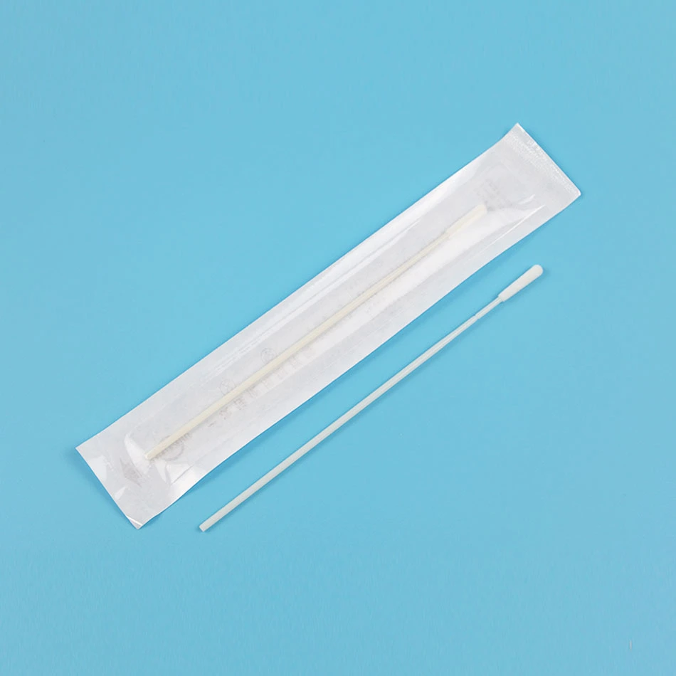 Foam Transport Oral Swabs Disposable Sampler Nylon Flocked Np Catheter Swab Kit