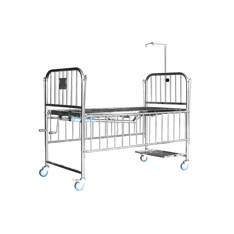 Ya-Pm2-5 Mobile Two Function Manual Pediatric Hospital Bed Baby Bed