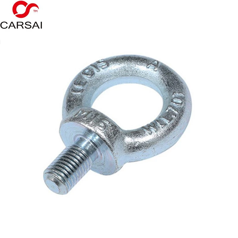 Hook Eye Screws High Strength Galvanized Ring Bolts Lifting Belt Ring Screws Ring Screws Bolt Wholesale/Supplier Blue Yellow Zinc Plated Carbon Steel