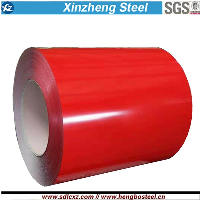 Red Color PPGI Steel Coil for Corrugated Sheet Steel Currugated Steel Roofing