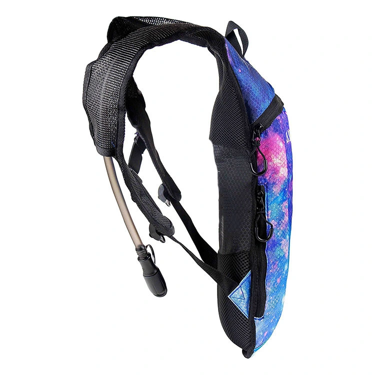 Wholesale/Supplier Galaxy Style Fashionable Climbing Hydration Backpack with 2L Water Bladder