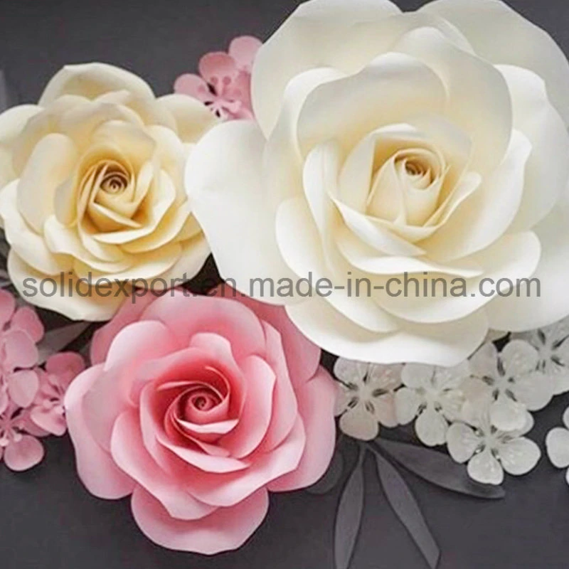 Simulation Flower Props Shop Window Rose Paper Flower Decoration