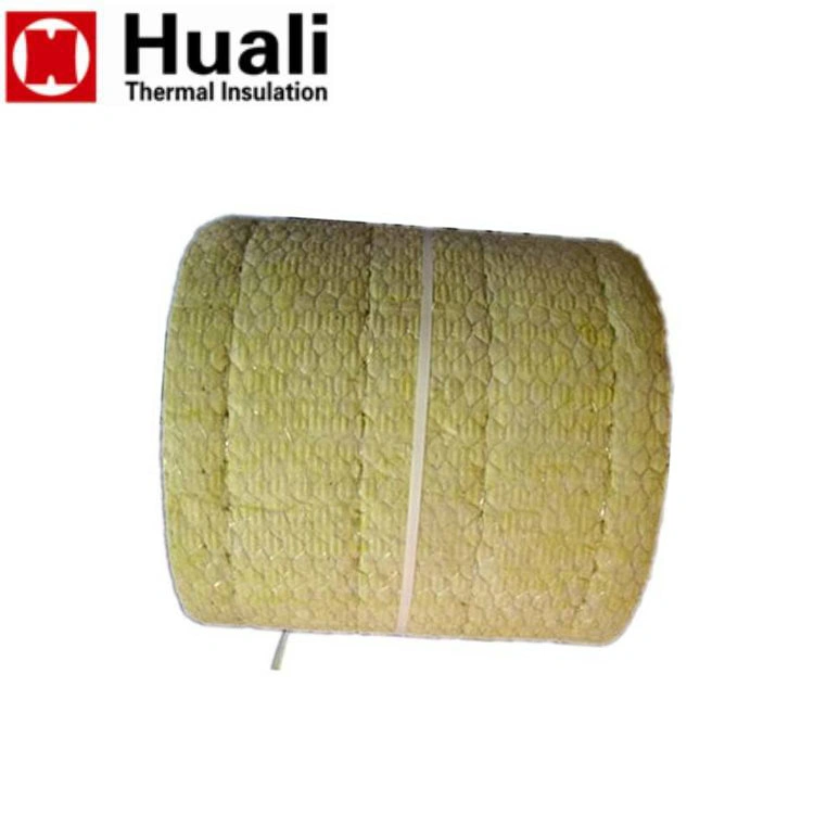 150 Kg M3 Density Mineral Wool 100kg/M3 Rock Wool Mats with Wire Mesh