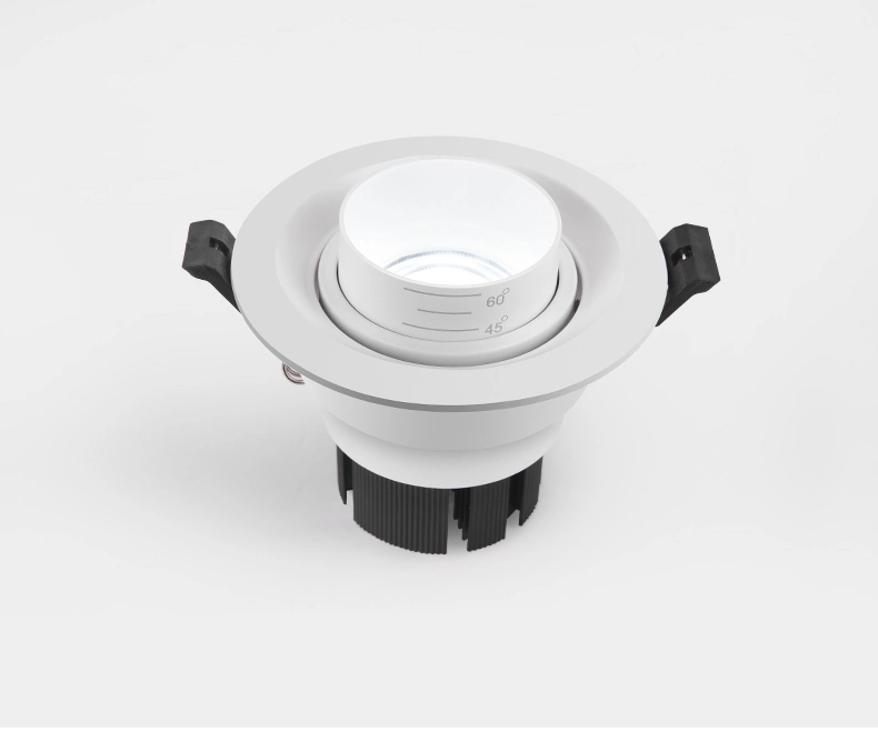 Hot Sale Zoomable LED Spotlight 7W COB Recessed Downlight