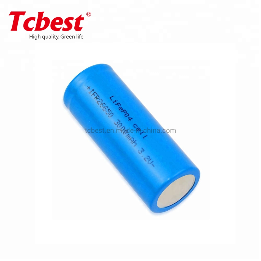 Factory Wholesale/Supplier Rechargeable Ifr26650 3.2V 3000mAh LiFePO4 Lithium Battery Cells for RV/Solar/Energy Storage/Power Banks/Golf Carts/Scooters