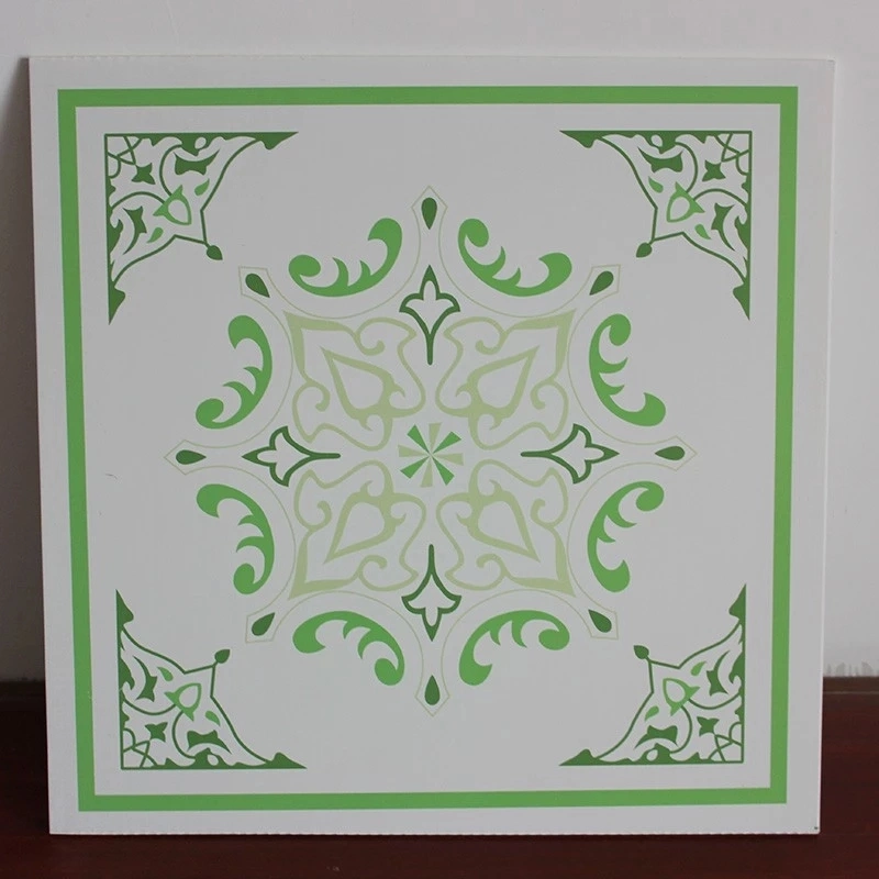 High Intensity White PVC Ceiling Tiles for Bathrooms Various Colors / Patterns