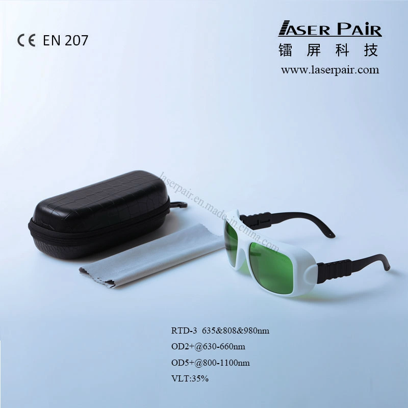 Laser Safety Glasses Rtd-3, 635&808&980 Nm, Laser Safety Goggles Frame 36, Protect Wavelength: 630-660nm&800-1100nm Application: Red Lasers, 808&980nm Diodes