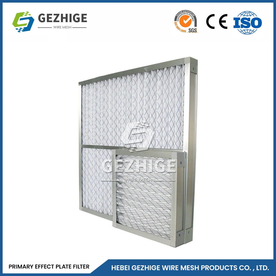 Gezhige G4 Filter Plate Wholesale/Supplierr Custom Folded Coarse Filter China 100 Psi Working Pressure Primary Media Filter