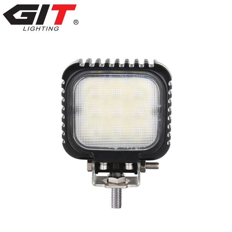 Waterproof IP68 45W 4inch Square 10-30V Flood LED Work Lamp for Car 4X4 Offroad ATV SUV