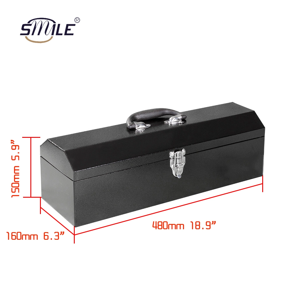 Smile Caja de herramientas mecánica portátil de acero con asa y cajón