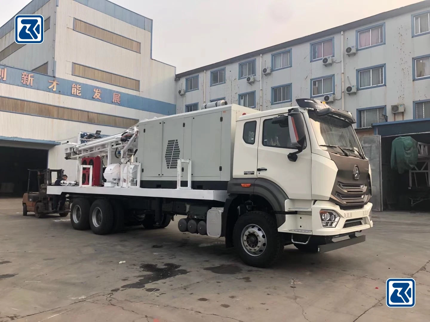 Sinotruk HOWO E7 Hohan camion de forage de puits en eau profonde Prix du camion de forage de puits