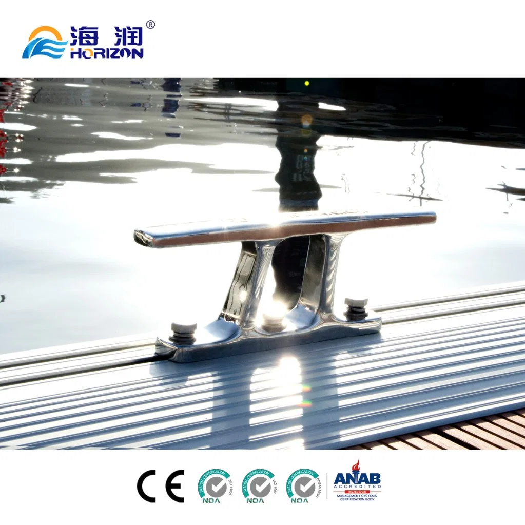 Stainless 316 L Mooring Cleat 2.5 Kn for Aluminum Pontoon