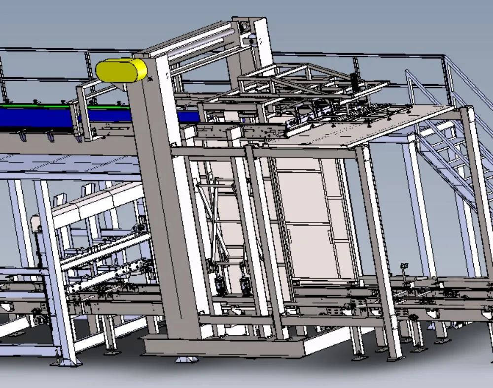 Empty Can Depalletizer for Canned Food and Beverage Product Line