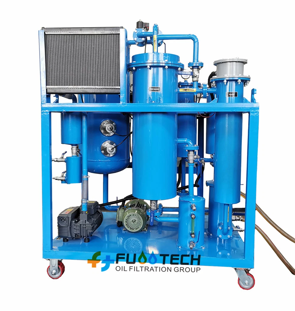 Fuootech Turbine Oil Filtration System Turbine Oil Water Separator for Turbine Power Plant