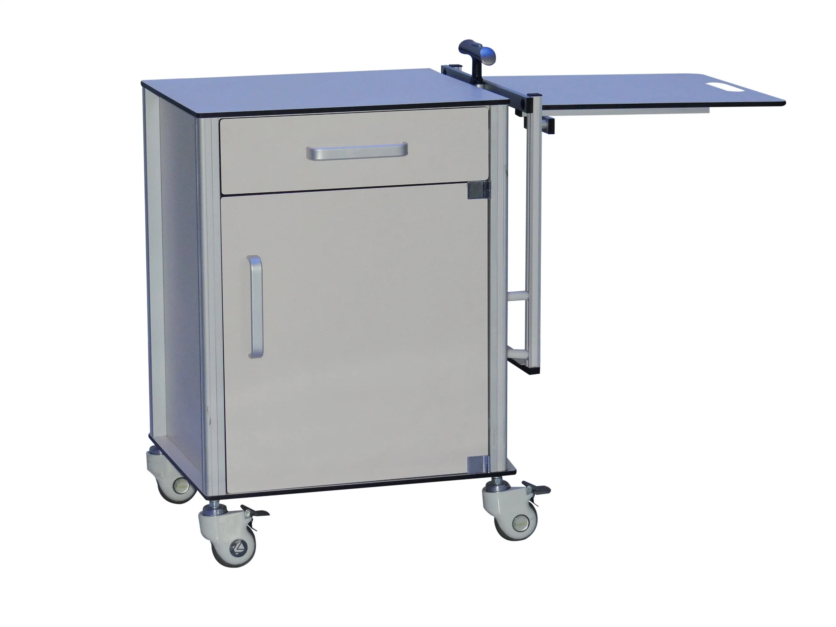 High quality/High cost performance  Hot Sale Movable Bedside Cabinet Hospital Bedside Dining Table Cabinets Hot Products