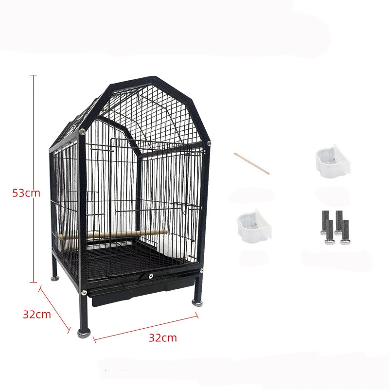 Comercio al por mayor una malla metálica gran pajarera Bird Cage Vintage loro de cría de palomas de gran Bird Cage