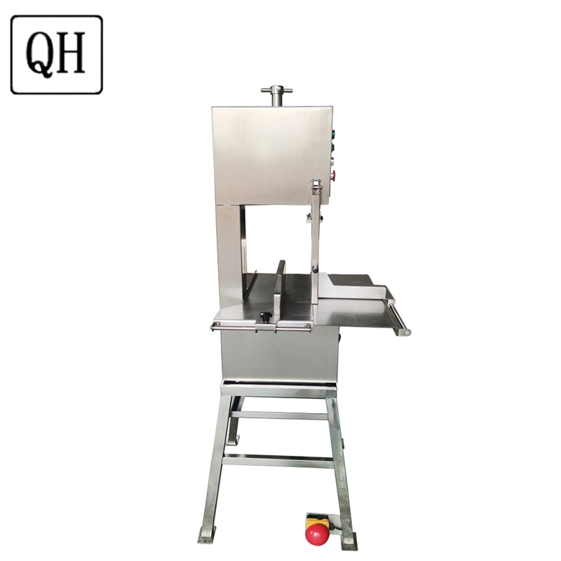 Máquina de processamento de carne Qh330c Máquina de corte de carne travão de serra de fita de carne Motor Chicken abate Butcher cozinhar equipamentos de cozedura