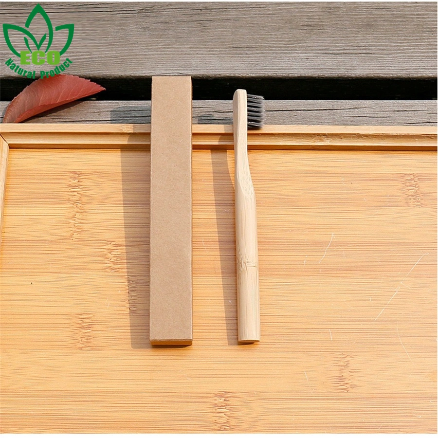 High quality/High cost performance  Bamboo Brush Teeth Natural Soft Nylon Bristle Baby Bamboo Toothbrush