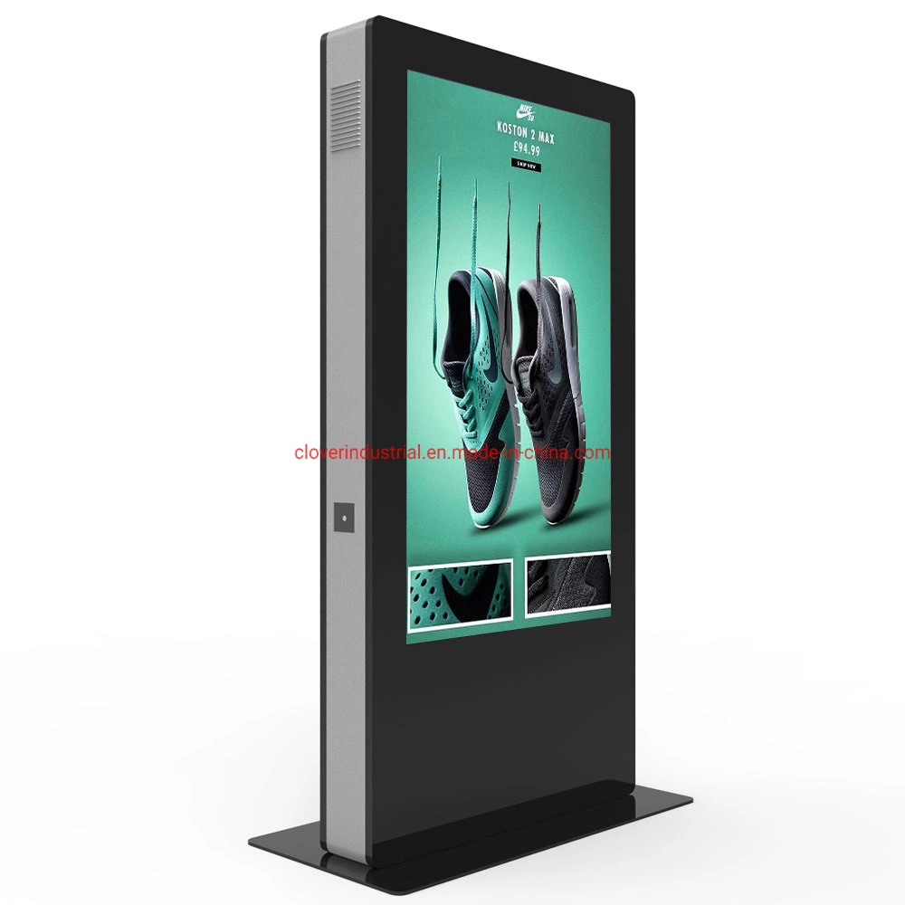 Floor Standing Vertical Interactive Digital Signage Totem LCD TV Touch Screens