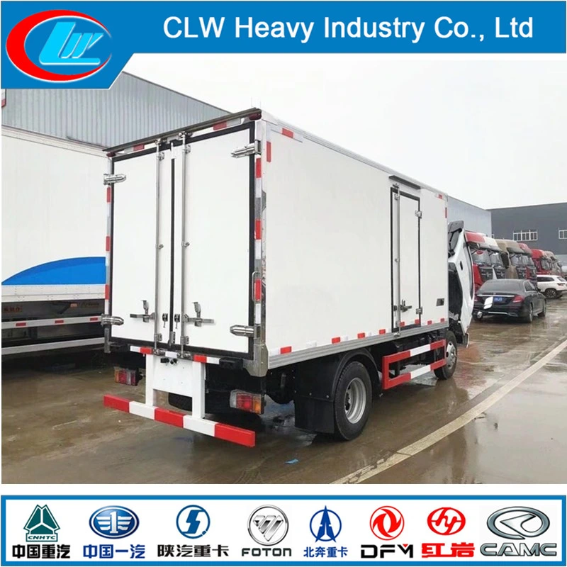 I'suzu 130HP Refrigeration Freezer Trucks 14 Cbm Meat Fish Transport Refrigerator Trucks 1.1 Capacity Load Refrigerated Truck