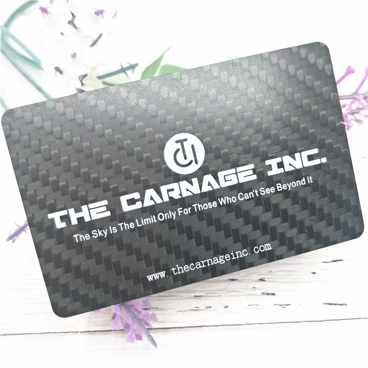 Custom Print Carbon Fiber Digital Smart Business NFC Card