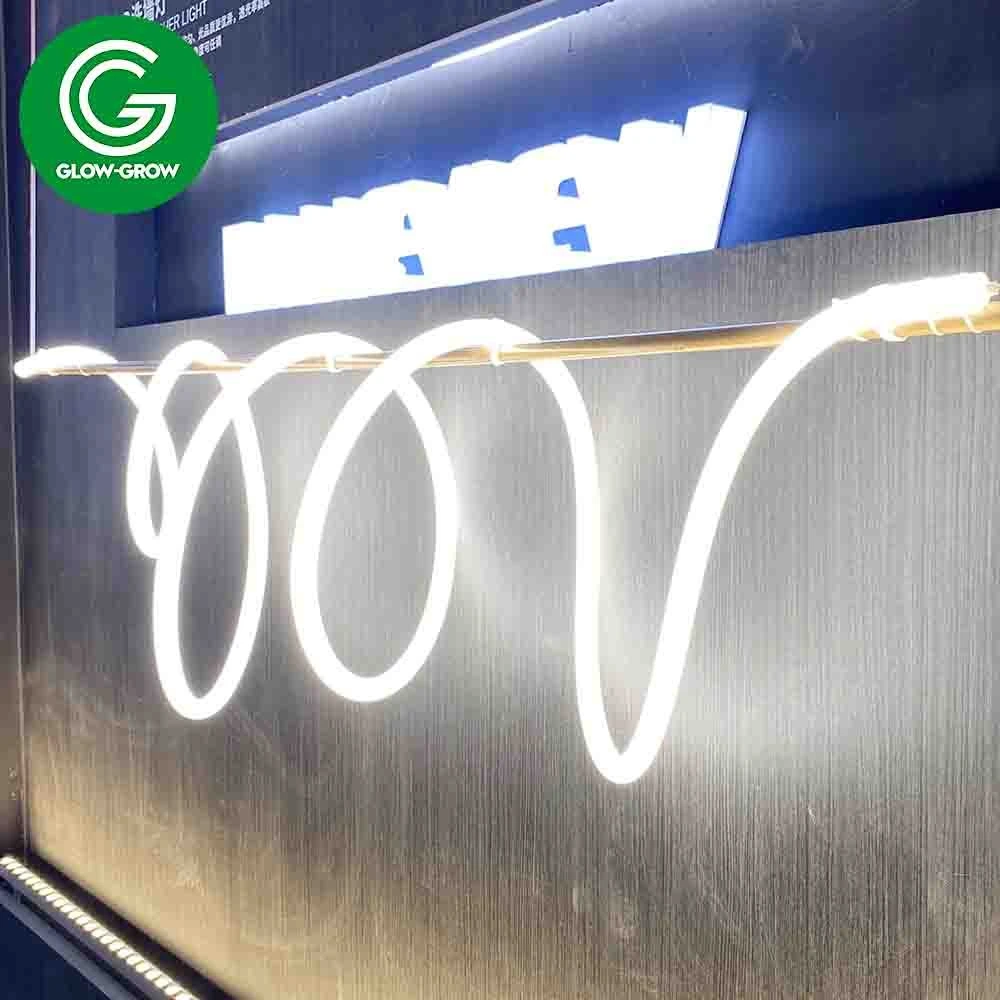 ETL UL Warm White IP65 360 Degree Beam Angle Dia 16mm Flexible LED Neon Tube Light for Indoor Outdoor Commercial Landscape Street Decoration