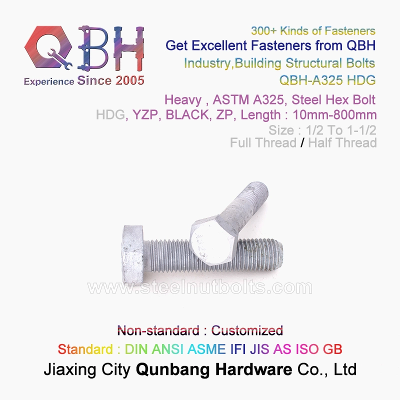 Qbh ASTM A325 A325m F3125/F3125m Industry Building Steel Structure Structural Joints Mating I-Beams Scaffolding Heavy Duty Hexagonal Hexagon Hex Nut