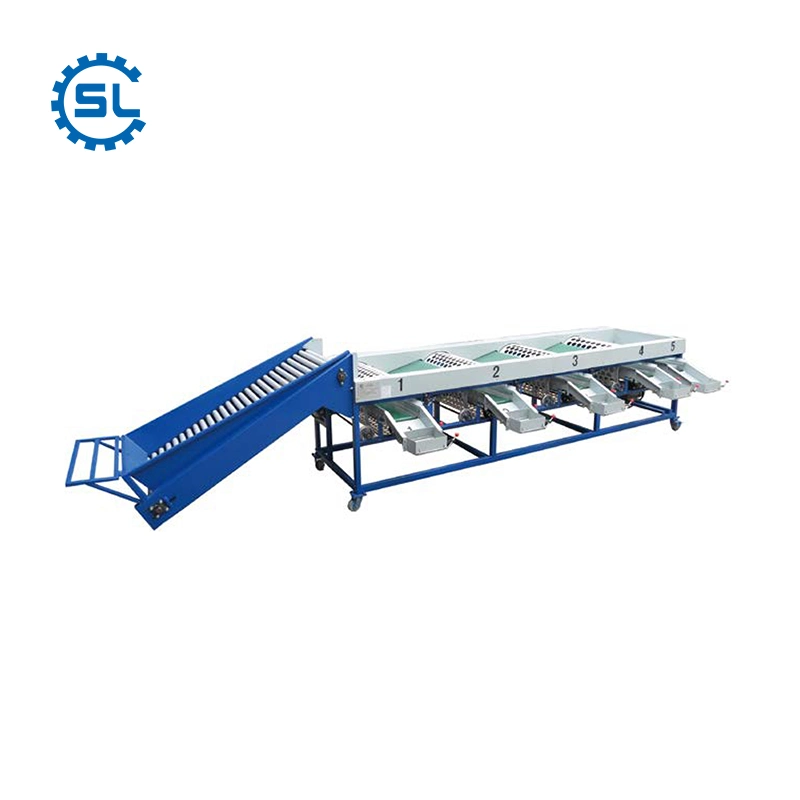 Agricultural Farm Use Garlic Grading Machine with Conveyor