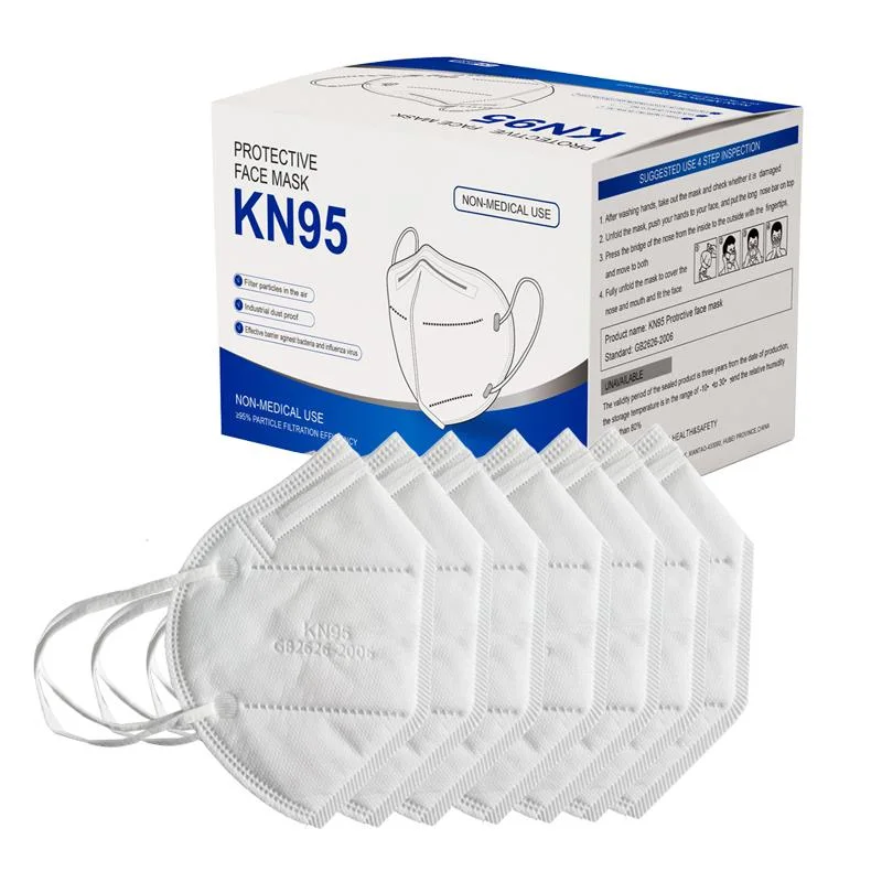 Facemask Factory Supplier KN95 Medical Protective Elastic Disposable Masker Mascarillas Surgical Mask Black