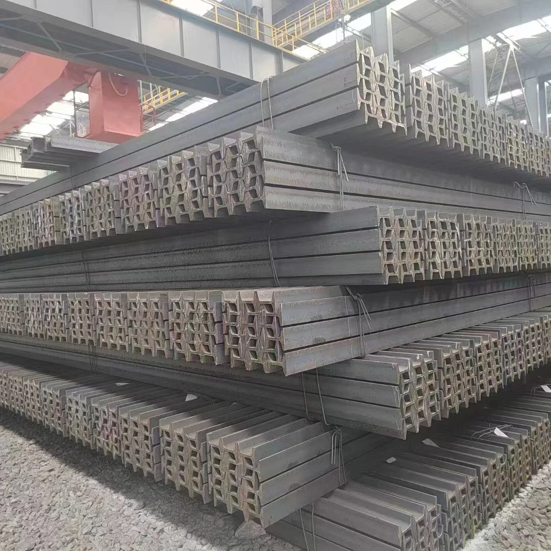 Railing Prices Rails Track 55q Q235 R50 R65 Light Heavy Rails Train Hot Rolling Used Guard Railroad W-Beam Steel Guide Rail