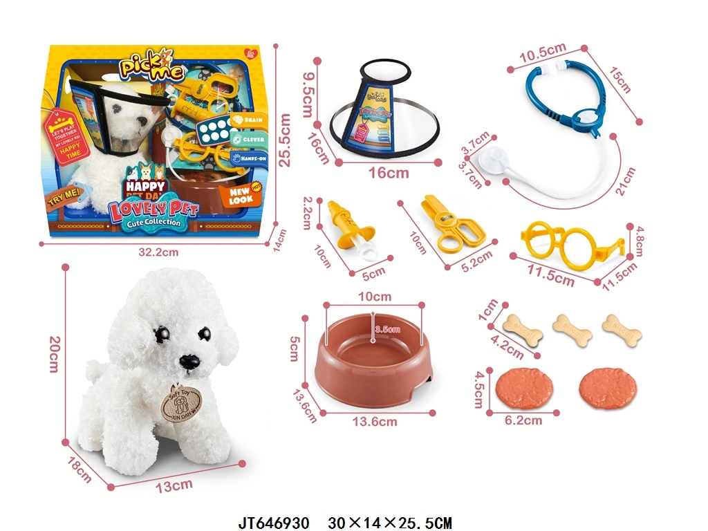 Wholesale/Supplier rôle prétendre Toy Playset enfants éducation intellectuel intéressant Vétérinaire coloré jouet PET jouet PET Doctor outil