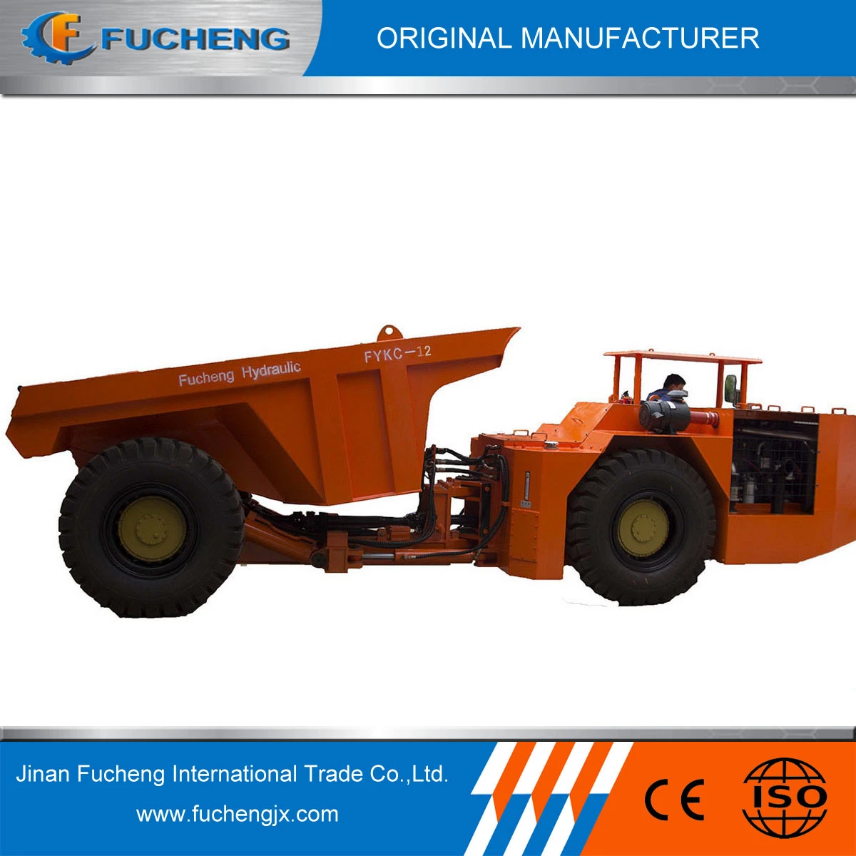 Brand New Diesel Underground mining dump truck with CE certificate