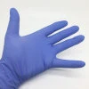 Guantes de nitrilo desechables Sythetic limpiar los guantes para uso alimentario sin polvo guantes