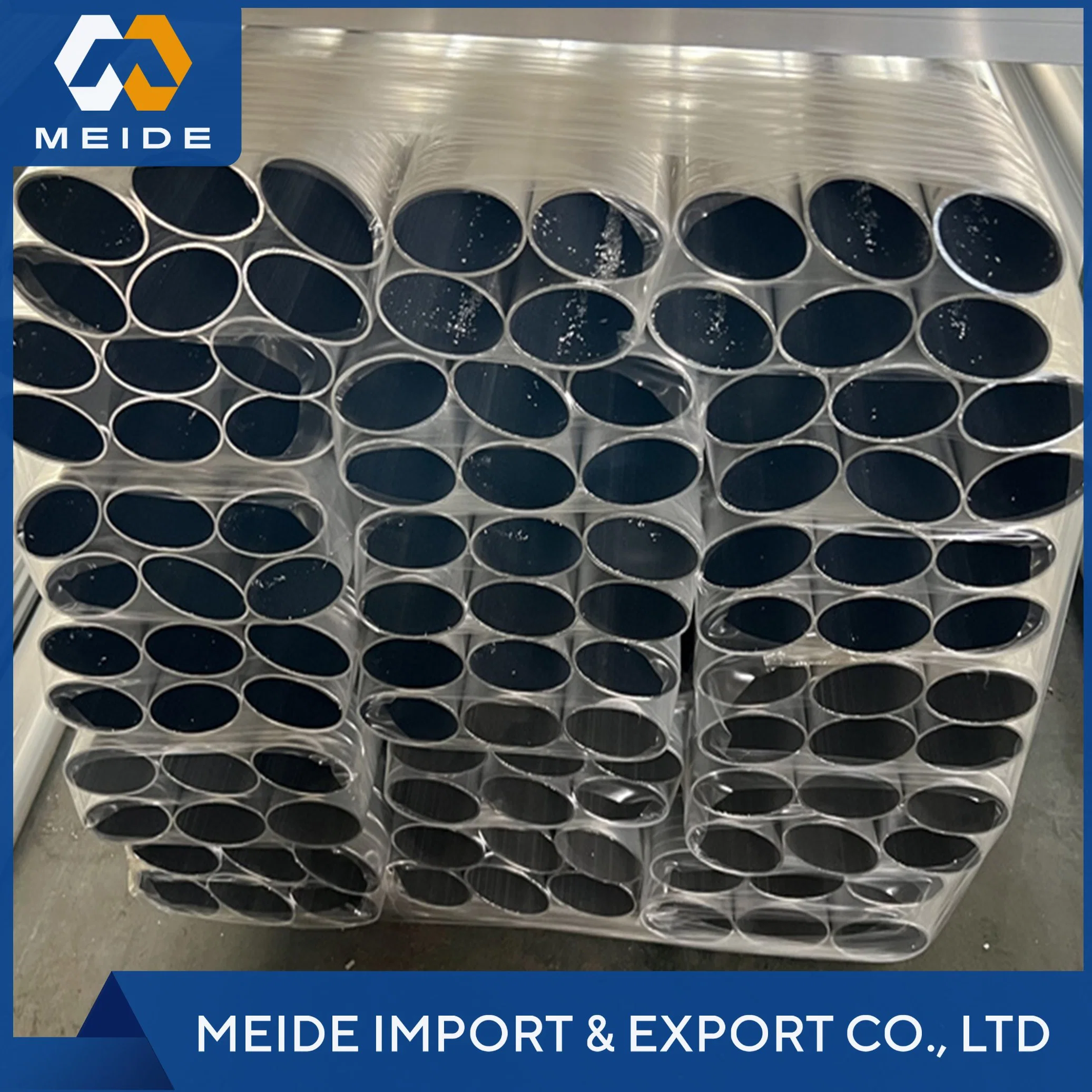 Precision Cut Hexagonal Aluminum Tube 7020 7021 7022 7129 7034 7039 7049 7049A 7150 7055 Aluminum Oval Tube Shaped Aluminum Pipe