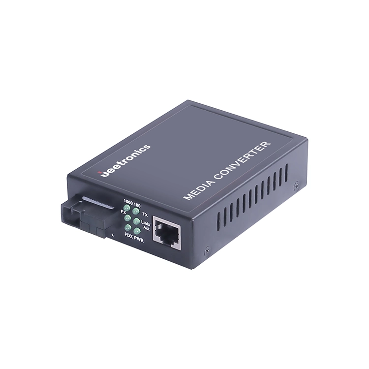 Tx1310/Rx1550nm SMF 60km Single Fiber Ethernet Unmanaged Gigabit Media Converter