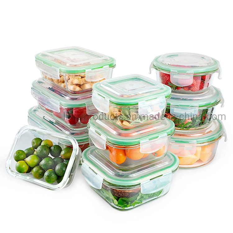 Rectangle/Square/Round Microwavable Kids Glass Lunch Box