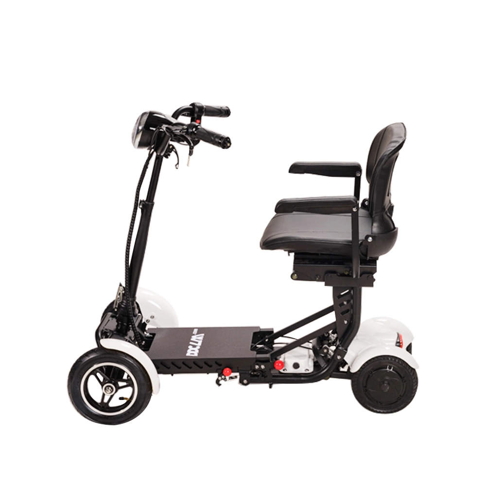 Smart discapacitados a las 4 ruedas ligera plegable Mobility Scooter eléctrico para ancianos y discapacitados Fat neumáticos disponibles Super rápido