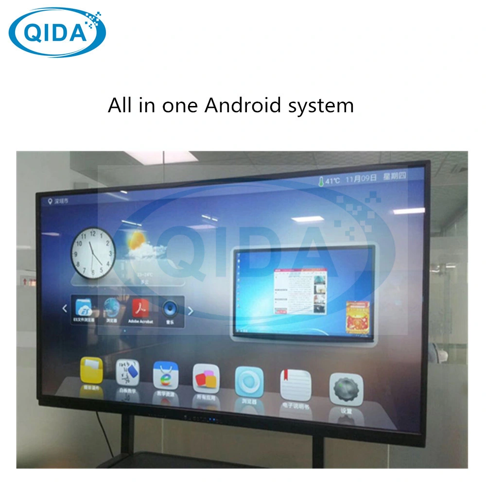 65, 75, 85, 98-Inch LED LCD Display with OPS PC Interactive Whiteboard