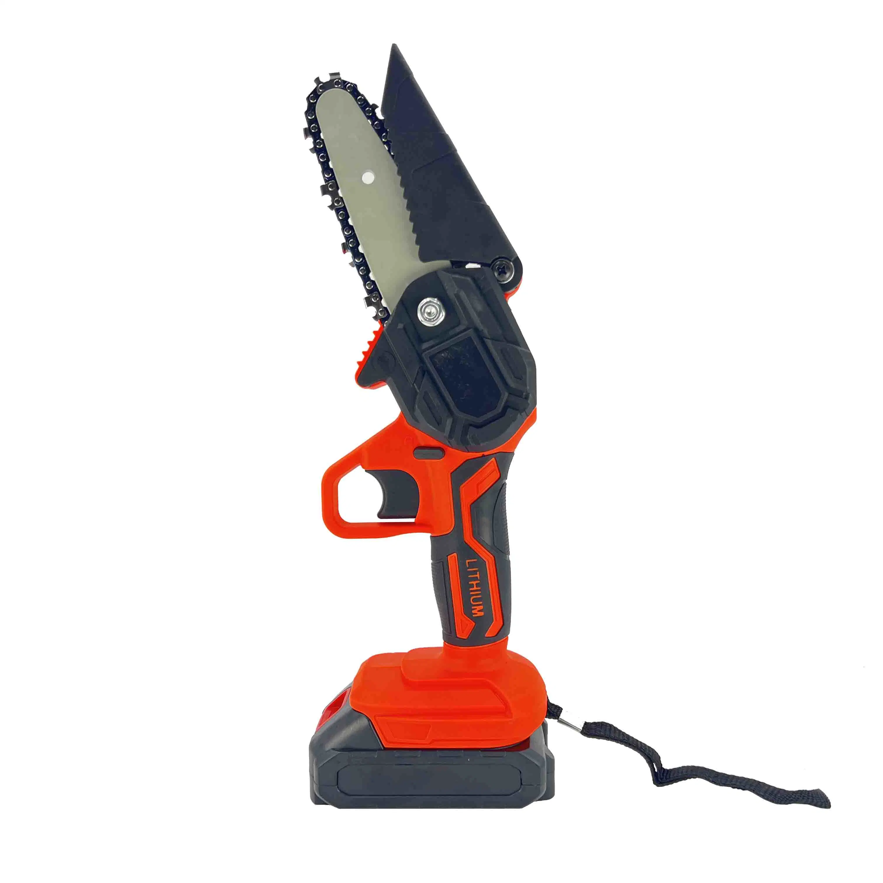 6 Inch Battery Powered, Handheld Portable Electric Chain Saws for Wood Cutting