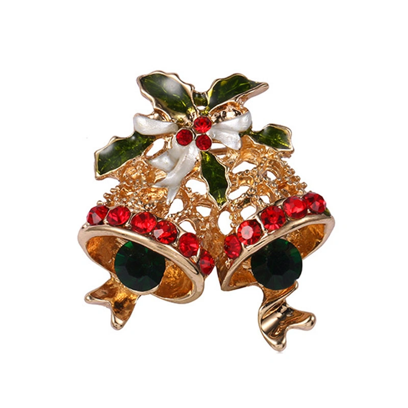 Trendy Elegant Kristall Strass Guardian Engel Brosche Weihnachten Engel Flügel Broschen Pin