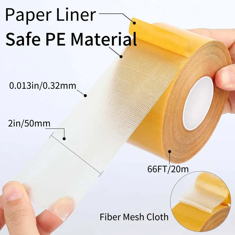 Double Sided Adhesive Fiberglass Filament Tape for Strip Sealing