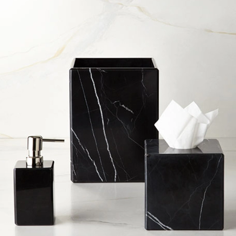 Stone Natural Marble Tissue Paper Box for Home Decor